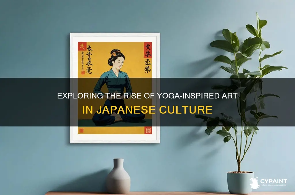 when did yoga painting become popular in japan