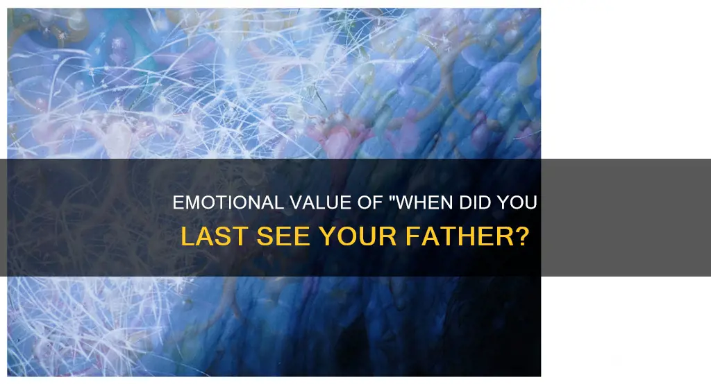 when did you last see your father painting value