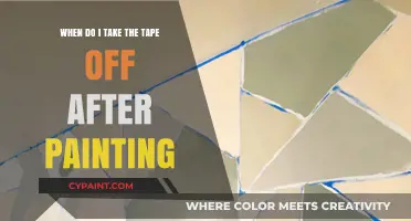 The Best Time to Remove Tape After Painting