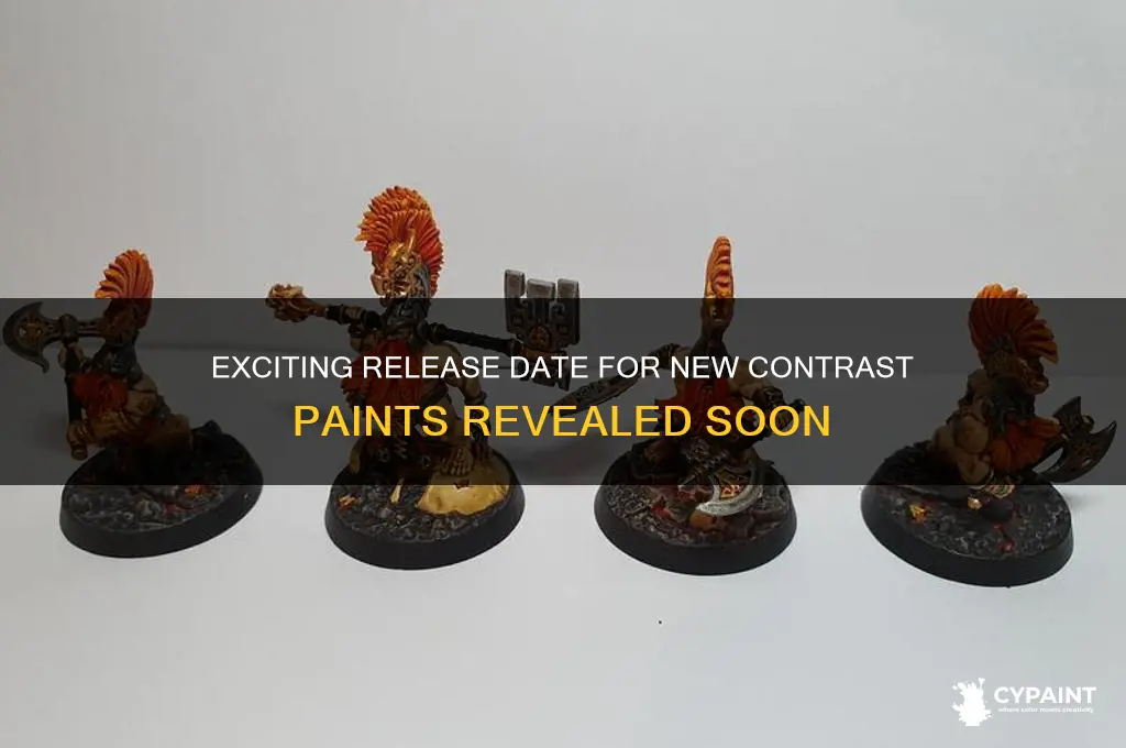 when do the new contrast paints come out