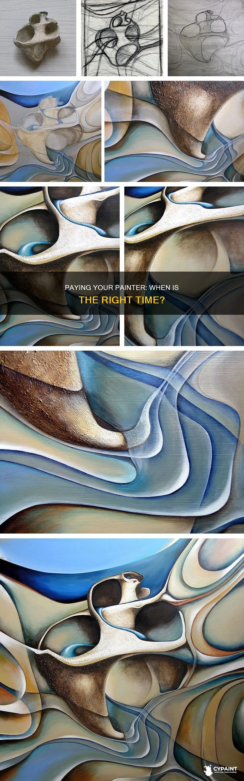 when do you pay the balance to a painter