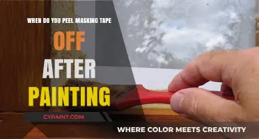 The Best Time to Remove Masking Tape After Painting