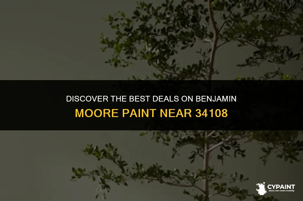 when does benjamin moore paint go on sale near 34108