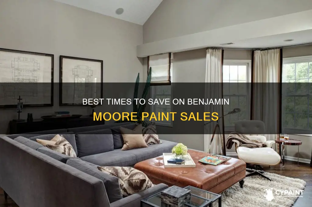 when does benjamin moore paint go on sale