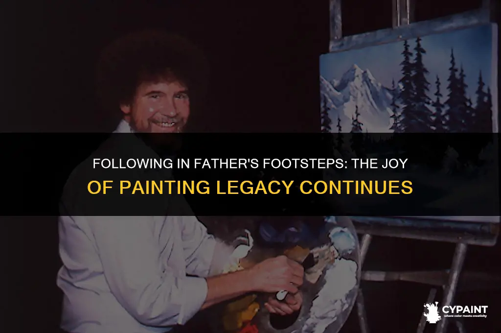 when does bobs ross son starting doing joy of painting