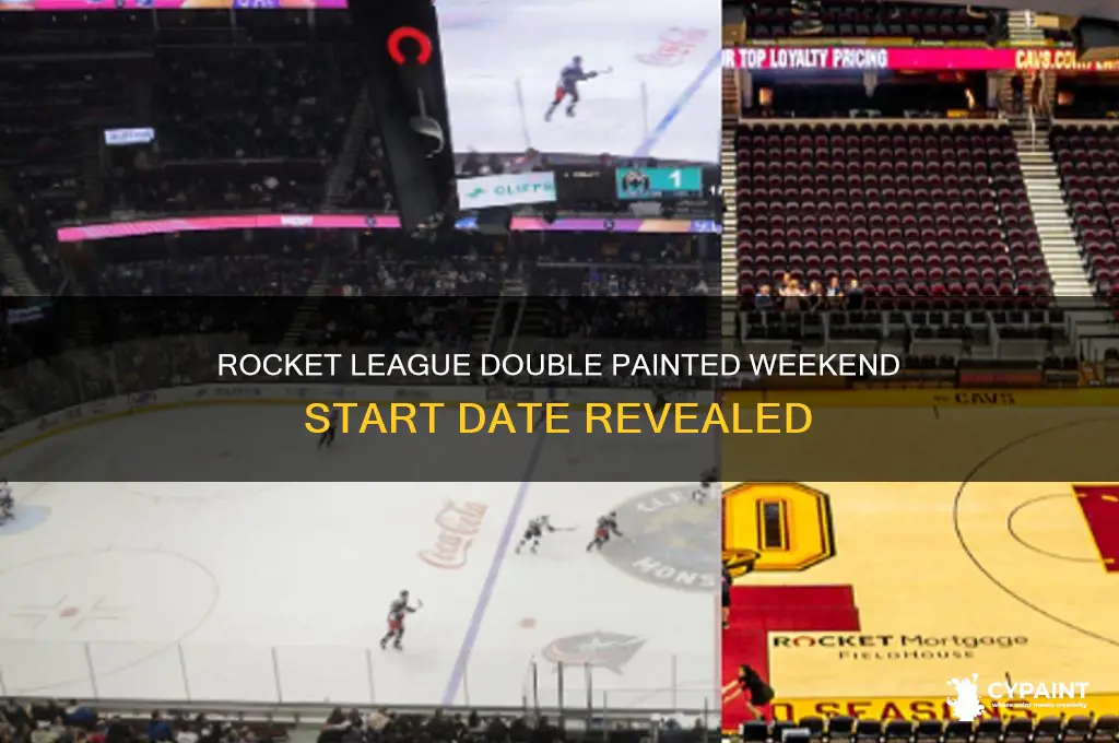 when does double painted weekend start rocket league