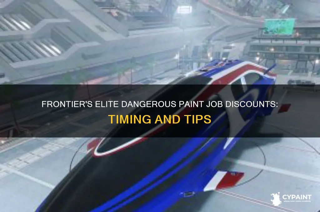 when does frontier discount elite dangerous paint jobs
