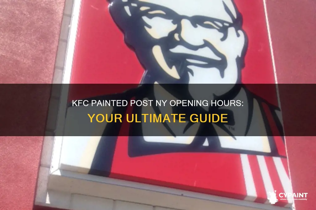 when does kfc open in painted post ny