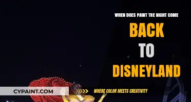 Paint the Night Returning to Disneyland: Dates and Details