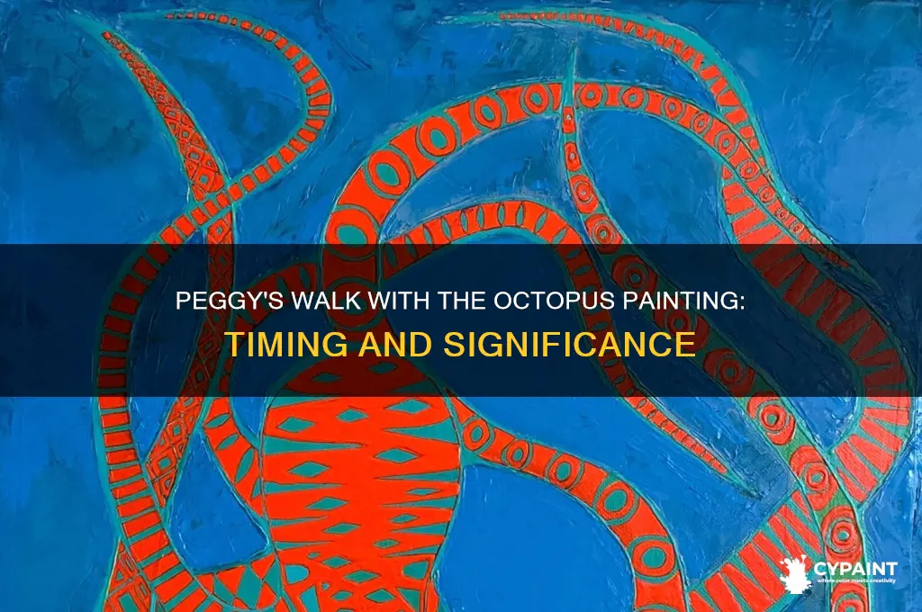 when does peggy walk with the octopus painting
