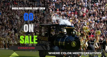 Purdue Paint Crew Sale Dates: When to Buy Tickets
