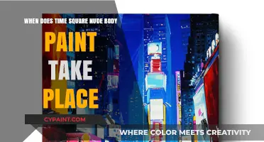 Nude Body Painting in Times Square: When and Where