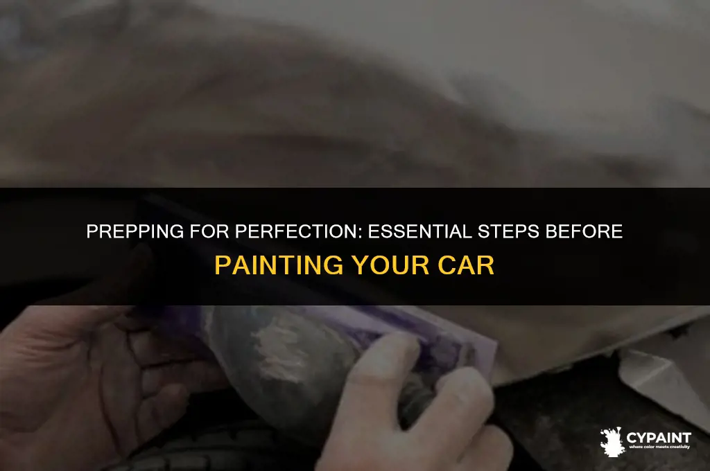 when doing body work what are the steps before painting
