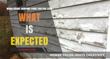 Navigating FHA Loan Requirements: Addressing Chipping Paint Issues