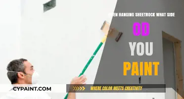 Which Side to Paint When Hanging Sheetrock: A Quick Guide