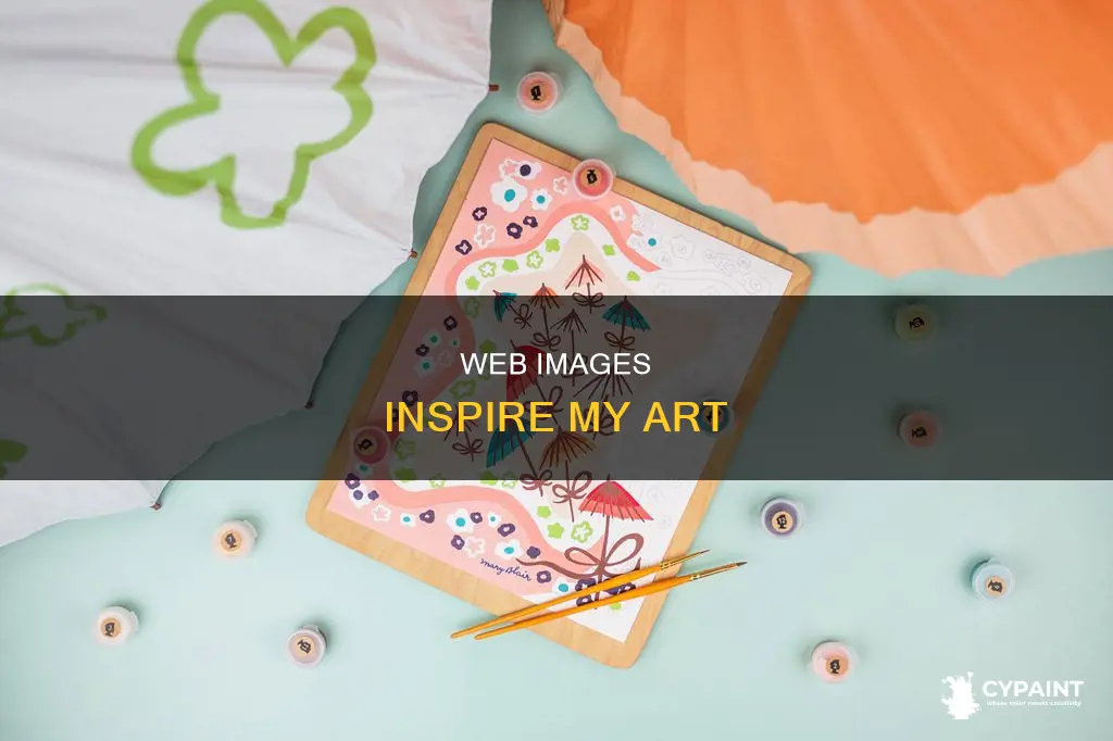 when i paint from an image on the web