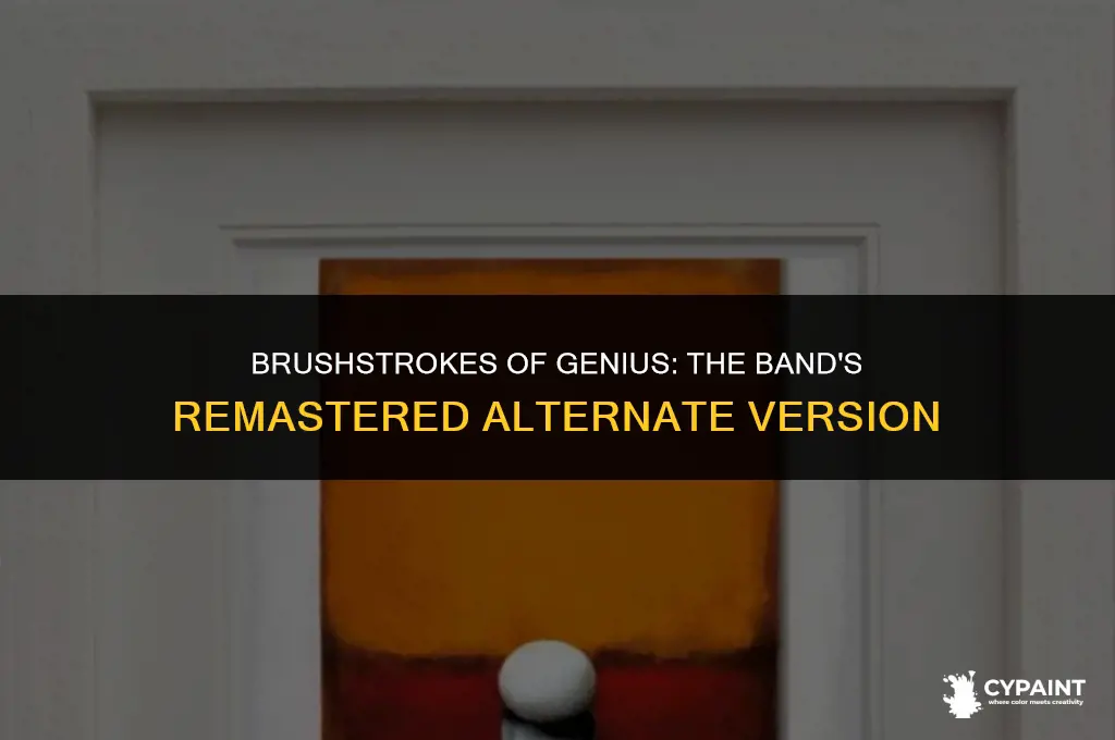 when i paint my masterpiece alternate version remastered the band
