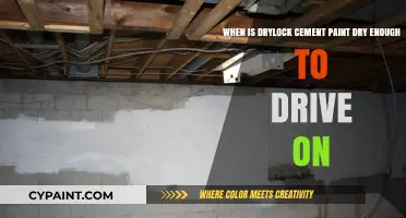 Drylock Cement Paint: When Is It Safe to Drive On?