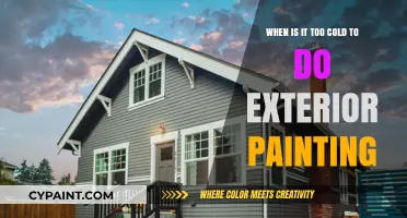 Winter and Exterior Painting: When is it Too Cold?
