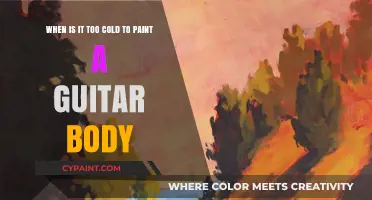 Chill Tunes: The Ideal Temperature for Painting Your Guitar Body