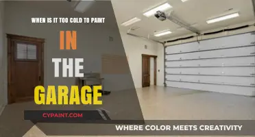Chilly Brushstrokes: The Ideal Temperature for Garage Painting