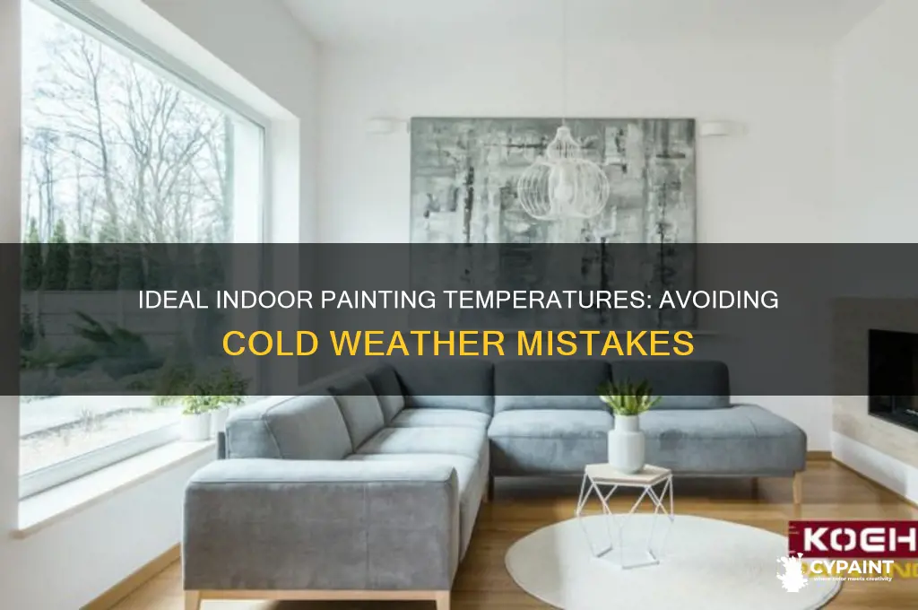 when is it too cold to paint indoors