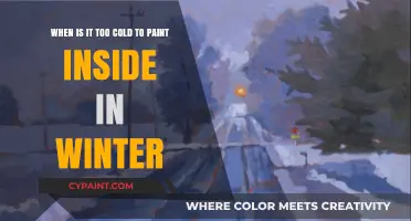 Chilly Brushstrokes: When Winter Temps Freeze Your Paint Plans