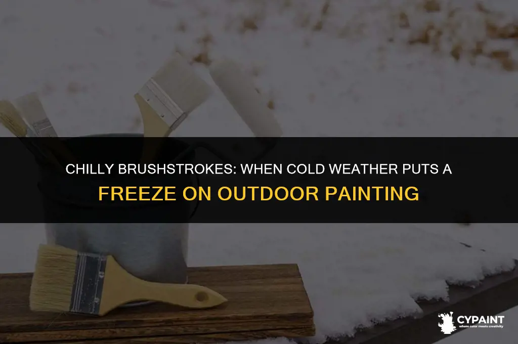 when is it too cold to paint outside benjamin moore