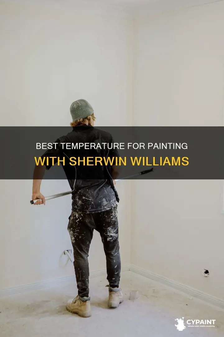 when is it too cold to paint sherwin williams