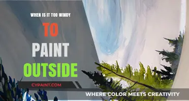 Painting in the Wind: When Outdoor Conditions Become Too Blustery