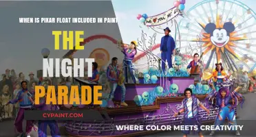 Pixar Float's Enchanting Debut in Paint the Night Parade