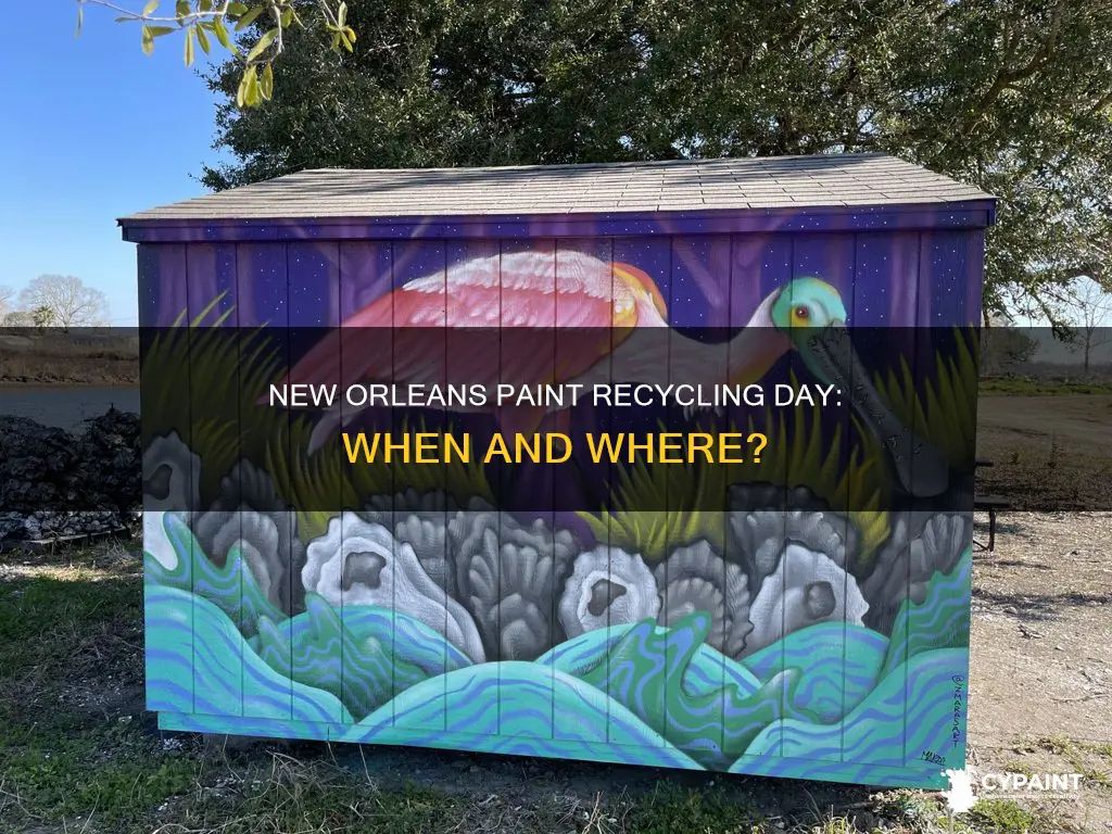 when is recycling day for paint in new orleans