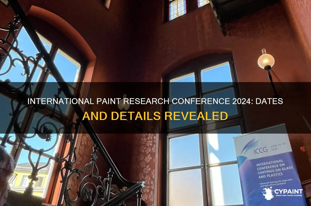 when is the 7th international paint research conferece