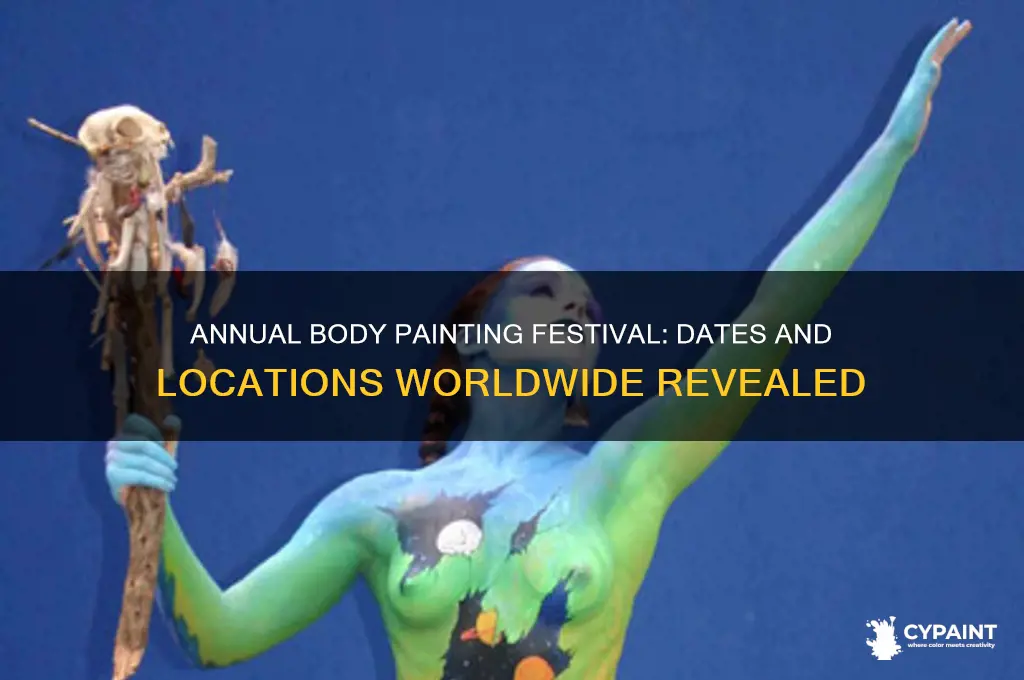 when is the annual body painting and where