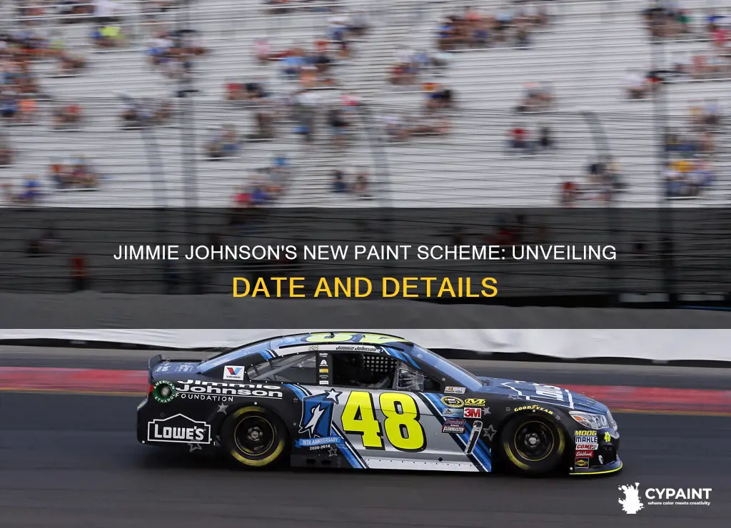 when is the new paint scheme for jimmie johnson