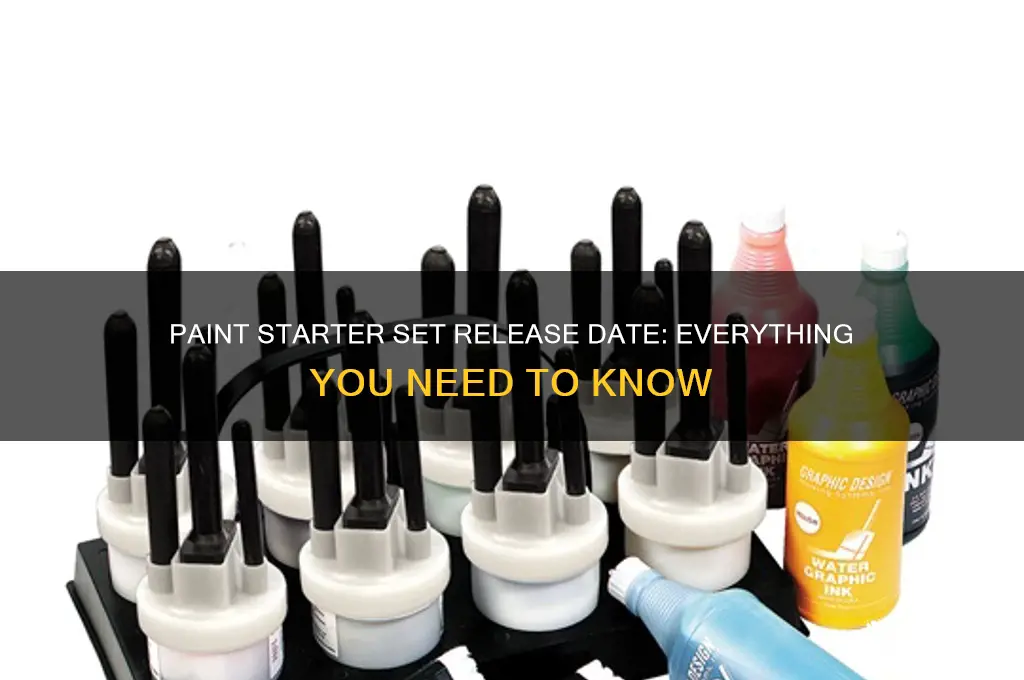 when is the paint starter set coming out