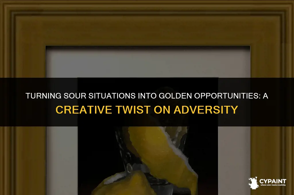 when life hands you lemons paint that sh t gold