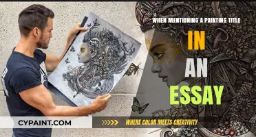 Properly Citing Painting Titles in Essays: A Comprehensive Formatting Guide