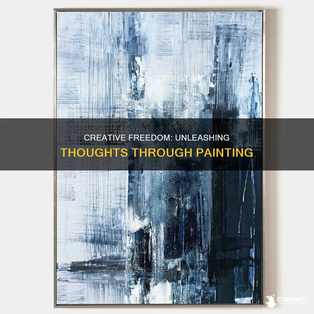 when one is painting one does not think meaning