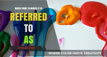 Mixing Paints: Creating a Colorful Blend