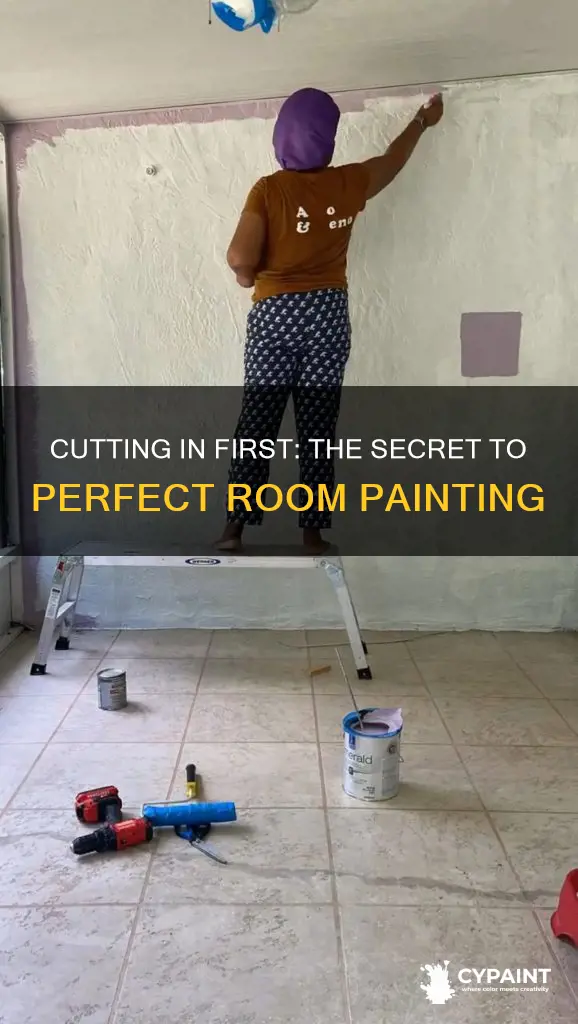 when painting a room do you cut in first