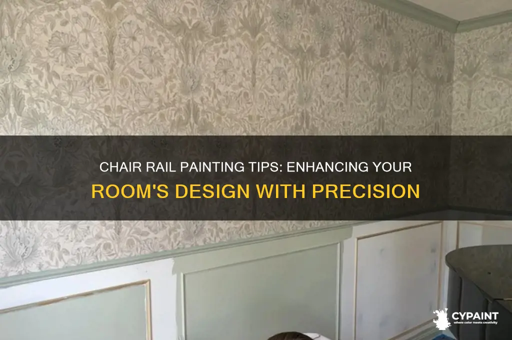 when painting a room with a chair rail