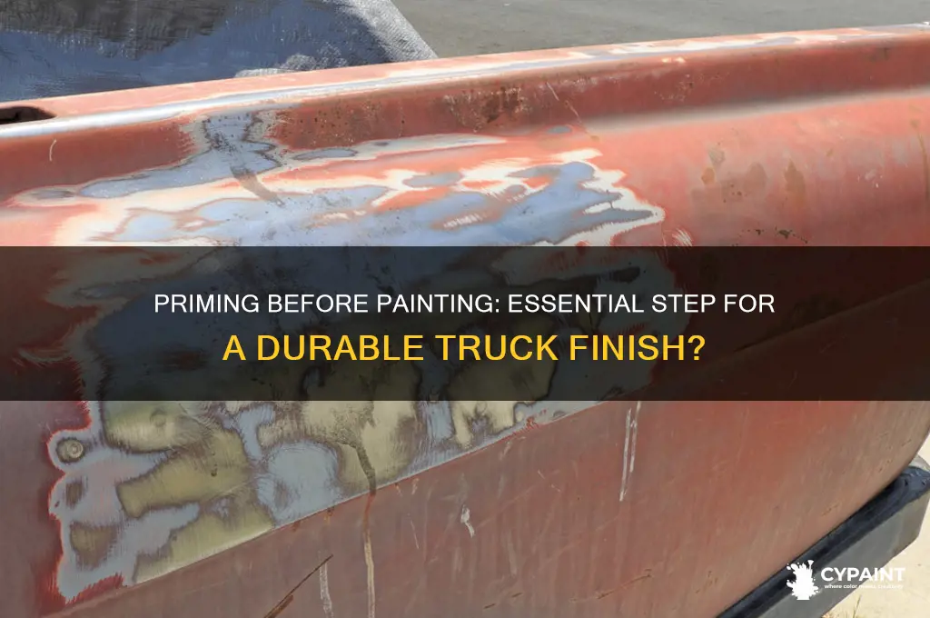 when painting a truck is it necessaryto prime