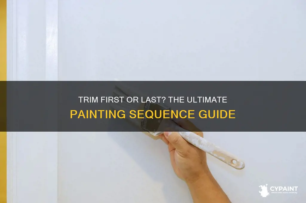 when painting do you do the trim first