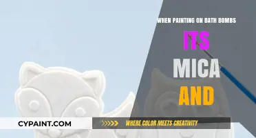 Mica Magic: Painting Bath Bombs with Shimmer and Shine