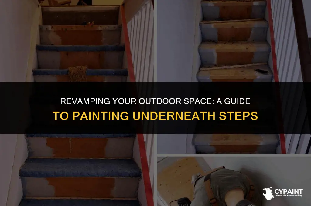 when painting outside steps to you paint underside of steps