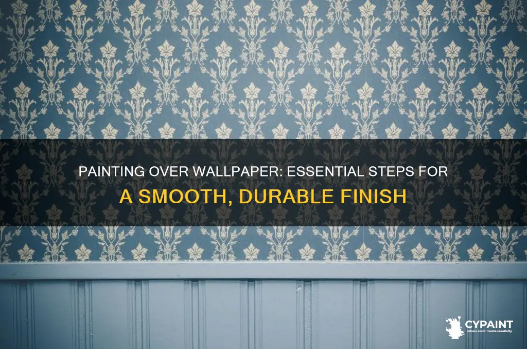 when painting over wallpaper what do you do