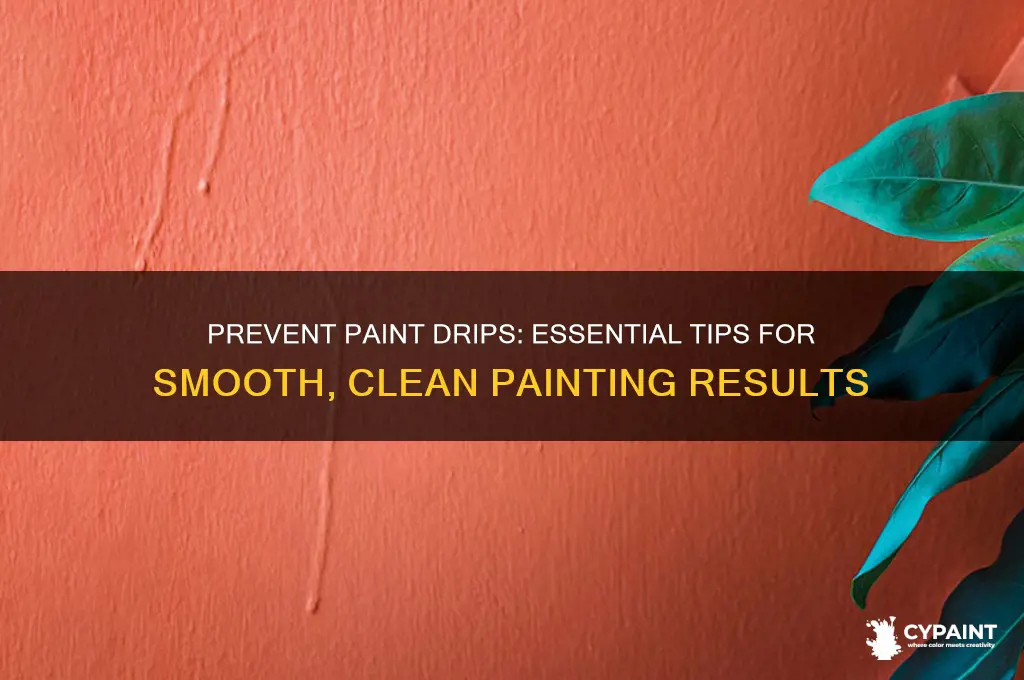 when painting what stops thr paint from dripping