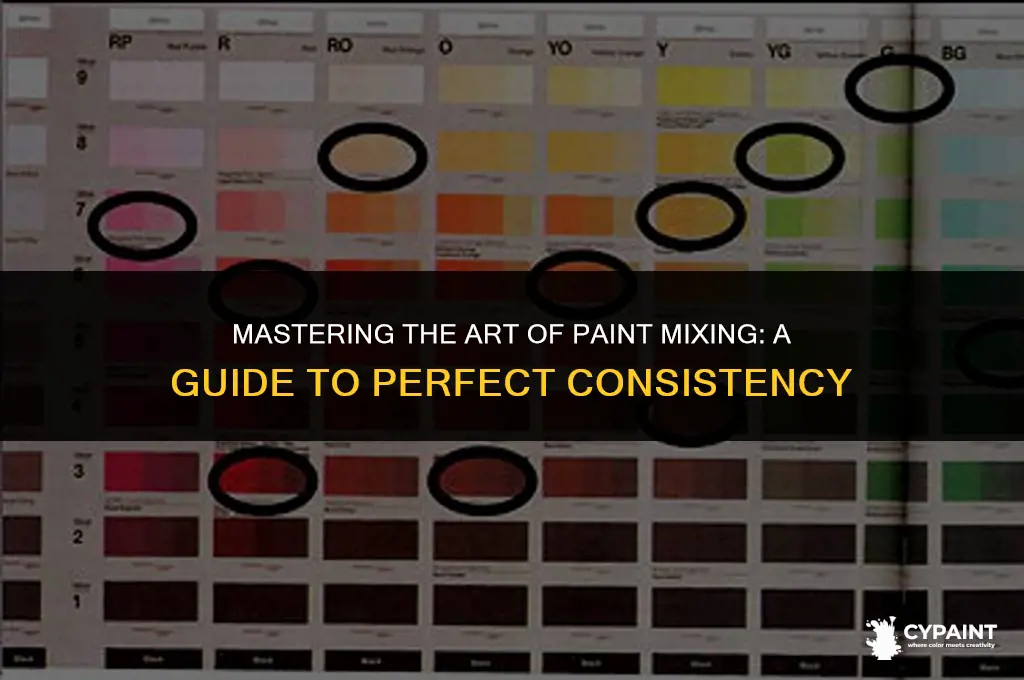when painting you must always stir the paint well and