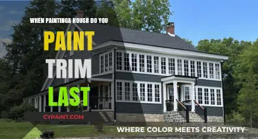 Painting Your House: Why Trim Should Be Painted Last